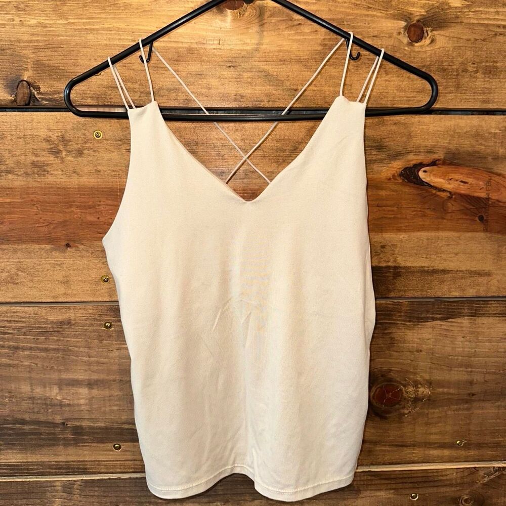 Gaze Women's Cream and White Vest
